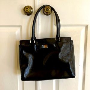 Beautiful Textured Patent Leather Handbag by Kate Spade New York